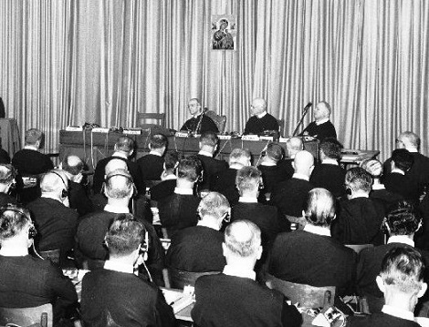 Non è disponibile alcuna immagine del redentorista P. Peter Costello C.Ss.R. 1876-1940  Canada della Vice Provincia di Toronto.  Morì a Toronto in giorno di sabato nel 1940, dopo lunga malattia (nella foto: Momento del Capitolo Generale XXIII, 1967).