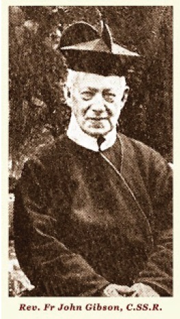 Il redentorista P. John Gibson, 1822-1902, Regno Unito, Provincia Flandrica. Entrò tra i Redentoristi già sacerdote. Morì a Clapham, Londra, nel 1902 a 79 anni: un modello di regolare osservanza e di obbedienza.