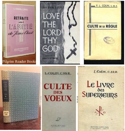 Alcune delle numerose pubblicazioni del P. Louis Colin.